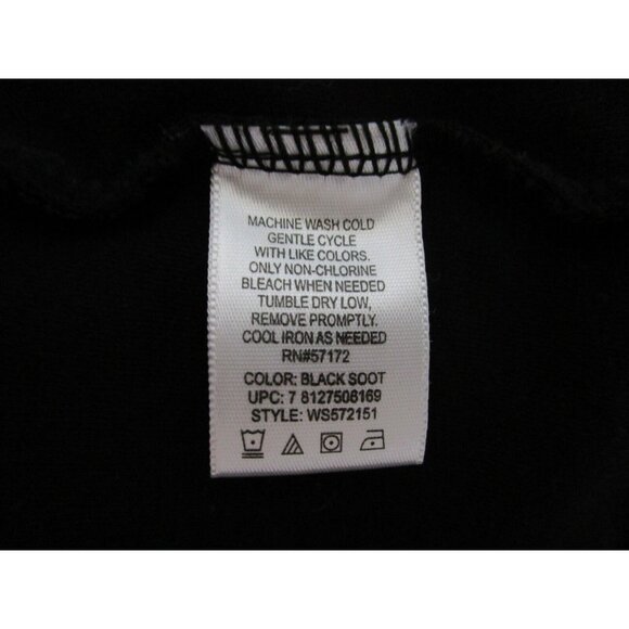 CHRISTMAS Top T-Shirt Medium HO HO HO Bling Long Sleeve Santa Wreath Embellished - Picture 9 of 10